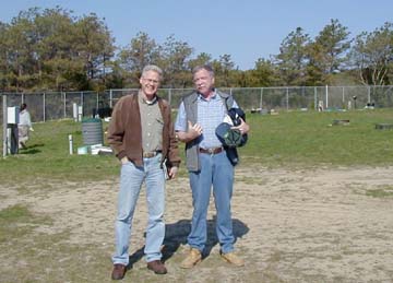 Dave Janik and George Heufelder at the Test Center.
