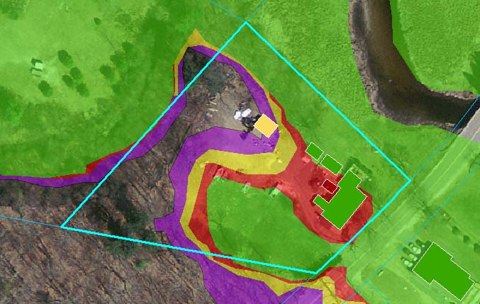 parcel with multiple structures