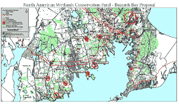 North American Wetlands Conservation Act fund proposed projects for Buzzards Bay