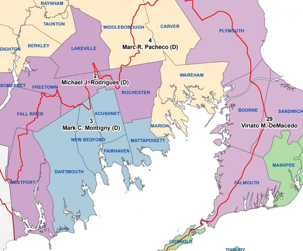 Massachusetts State Senators in the Buzzards Bay watershed.