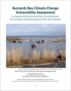 Buzzards Bay Climate Vulnerability Assessment Cover